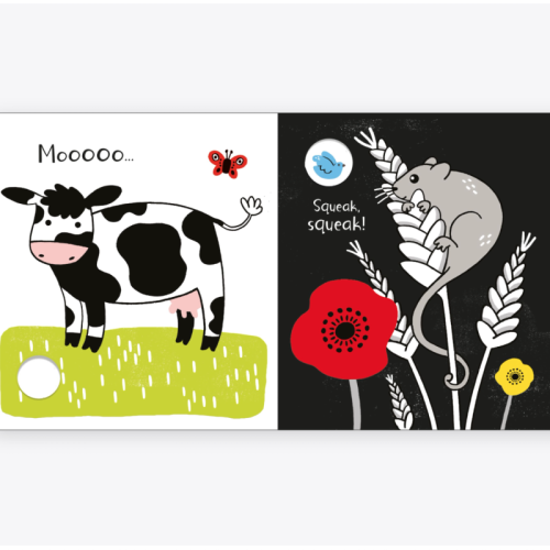 Usborne Baby's Black and White Books Farm